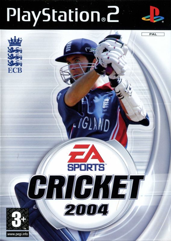 Cricket 2004 box art for Playstation 2